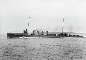 U.S.S. Downs, 1913. Creator: Harris & Ewing. U.S.S. Downs, 1913. Creator: Harris & Ewing