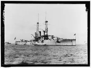 USS Florida, BB-30, between 1913 and 1917. Creator: Harris & Ewing. USS Florida, BB-30, between 1913 and 1917. Creator: Harris & Ewing