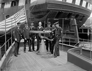 Petty Officer Prints: U.S.S. Free Lance, petty officers, 1898, 1898. Creator: Unknown