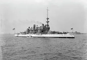 U.S.S. Indiana, between 1895 and 1901. Creator: Unknown