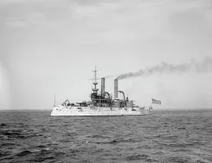 U.S.S. Iowa, between 1897 and 1901. Creator: Unknown