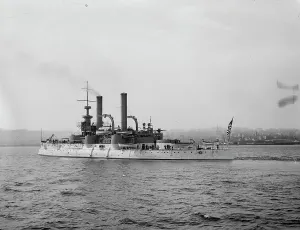 U.S.S. Iowa, between 1897 and 1901. Creator: Unknown