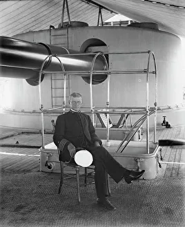 Rear Admiral Prints: U.S.S. Iowa, Capt. Evans, 1898. Creator: William H. Jackson