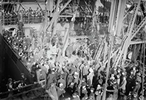 On U.S.S. Jason, 14 Nov 1914 (date created and published later). Creator: Bain News Service