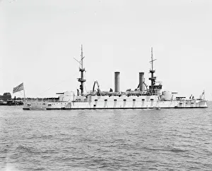 Johnston Js Prints: U.S.S. Kentucky, 1900 or 1901. Creator: Johns Johnston