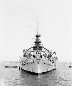 Uss Kentucky Prints: U.S.S. Kentucky, 1900 or 1901. Creator: Unknown