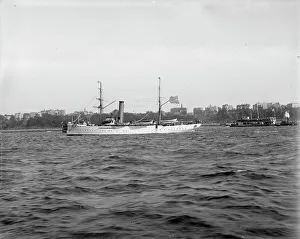 Customs And Excise Prints: U.S.S. Manning, between 1897 and 1901. Creator: William H. Jackson