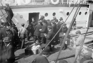 USS Martha Washington returning for Balkan War, between c1910 and c1915. Creator: Bain News Service