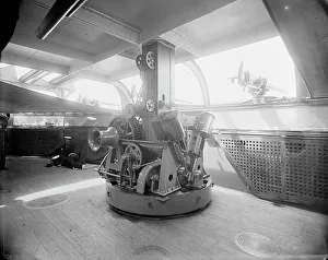 Gear Prints: U.S.S. Massachusetts, steam hoisting gear, between 1896 and 1901. Creator: Unknown