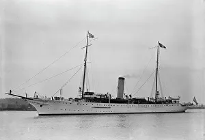 U.S.S. Mayflower, French Commn. 1917. Creator: Harris & Ewing. U.S.S. Mayflower, French Commn. 1917. Creator: Harris & Ewing