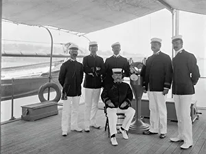 Monitor Prints: U.S.S. Nahant, captain and officers, 1898, 1898. Creator: Unknown