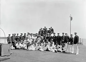 Hart Edward H Prints: U.S.S. Nahant, ship's company, 1898. Creator: Edward H Hart