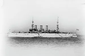 Hart Edward H Prints: U.S.S. New York, (1899?). Creator: Edward H Hart