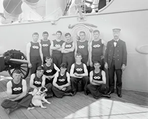 Regatta Prints: U.S.S. New York, apprentice boat crew