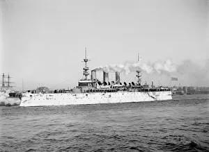 William H Prints: U.S.S. New York, c1893. Creator: William H. Jackson