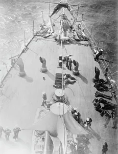 William Cramp And Sons Prints: U.S.S. New York, forecastl [i.e