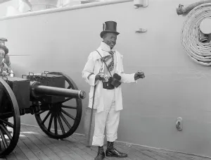 Coloured Prints: U.S.S. New York, Lord Cassidy, the colored mascot