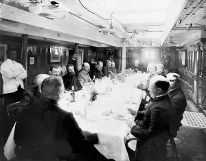 William Cramp And Sons Prints: U.S.S. New York, ward room [i.e