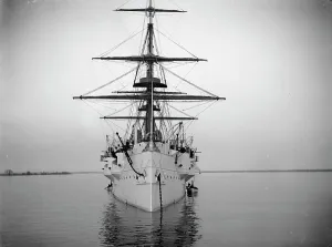 William Cramp And Sons Prints: U.S.S. Newark, between 1891 and 1901. Creator: William H. Jackson