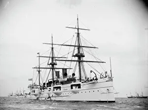 William Cramp And Sons Prints: U.S.S. Newark, between 1891 and 1901. Creator: William H. Jackson