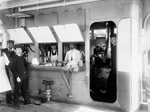 U.S.S. Newark galley, between 1891 and 1901. Creator: Unknown
