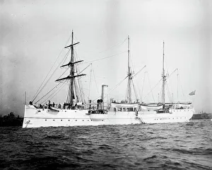 Gunboat Prints: U.S.S. Petrel, between 1889 and 1901. Creator: Unknown