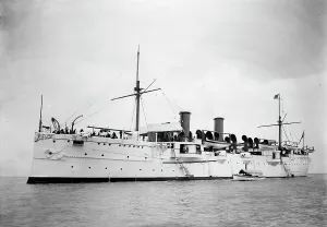 Hart Edward H Prints: U.S.S. Philadelphia, between 1890 and 1901. Creator: Edward H Hart