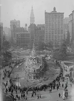 Training Ship Prints: U.S.S. Recruit, Union Sq. between c1915 and c1920. Creator: Bain News Service