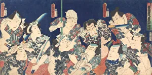 Utagawas Lifetime Masterpiece, from the Japanese version of the Shuihu Zhuan