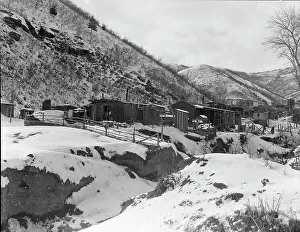 Coalmine Prints: Utah coal miners houses, Blue Blaze mine