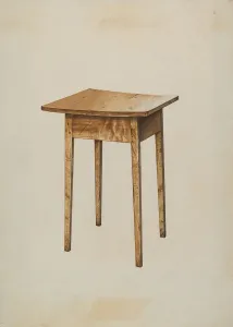 Practical Prints: Utility Table, 1937. Creator: Henry Tomaszewski
