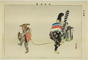 Sock Collection: Utsubo-saru, from the series 'Pictures of No Performances (Nogaku Zue)', 1898