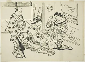 Masanobu Okumura Prints: The Utsusemi Chapter from The Tale of Genji'(Genji Utsusemi)