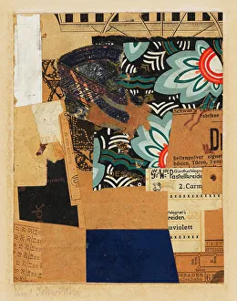 Mixed Media Prints: Uviolett, 1926-1928. Creator: Schwitters; Kurt (1887-1948)