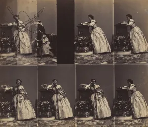 Crinoline Prints: V Queniaus, May-June 1860. Creator: Andre-Adolphe-Eugene Disderi