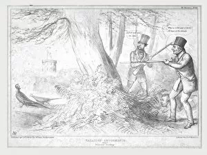John Doyle Collection: Vacation Amusements. (No 1.) Pheasant Shooting!, 1840. Creator: John Doyle