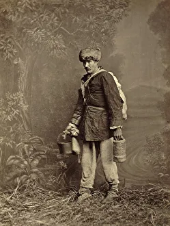 Vagabond Prints: A Vagrant on the Loose, 1891. Creator: Aleksei Kuznetsov