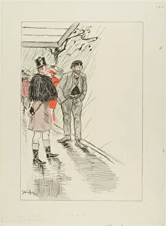 Doorman Collection: Vagrant of Paris, published 1892–1900. Creator: Theophile Alexandre Steinlen