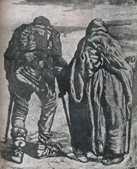Paul Joseph Blanc Prints: Vagrants, c19th century, (1924). Artist: Paul-Joseph Blanc