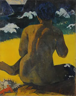 Vahine no te miti (Woman at the beach)