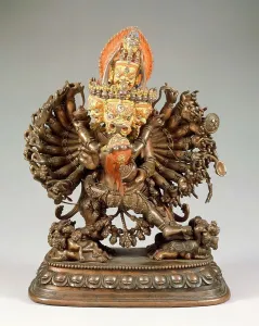 Tantric Prints: Vajrabhairava, 17th century. Creator: Unknown