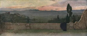 Val D Arno: Evening, c1901, (c1930). Creator: Matthew Ridley Corbet
