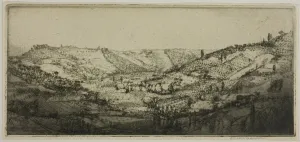 Maclaughlan Donald Shaw Prints: Val d Ema, 1909. Creator: Donald Shaw MacLaughlan