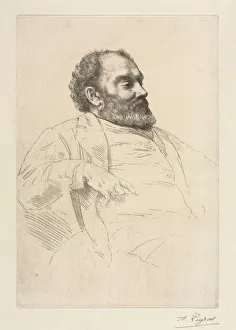 Alphonse Legros French Prints: Val Prinsep. Creator: Alphonse Legros (French, 1837-1911)