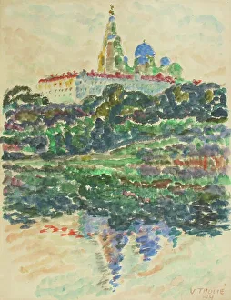 Valamo monastery, 1914. Creator: Verner Thome