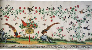 Chrysolophus Pictus Prints: Valance, China, 18th century, Qing dynasty (1644-1911). Creator: Unknown