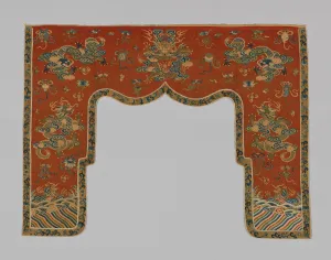 Valance, China, Qing dynasty (1644-1911), 1875/1900. Creator: Unknown Valance, China, Qing dynasty (1644-1911), 1875/1900. Creator: Unknown