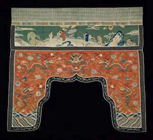 Valance, China, Qing dynasty(1644-1911), 1799. Creator: Unknown