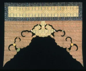 Valance, China, Qing dynasty(1644-1911), 1750/1850. Creator: Unknown Valance, China, Qing dynasty(1644-1911), 1750/1850. Creator: Unknown