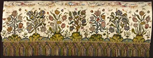 Linen Collection: Valance, England, 1620 / 60s. Creator: Unknown